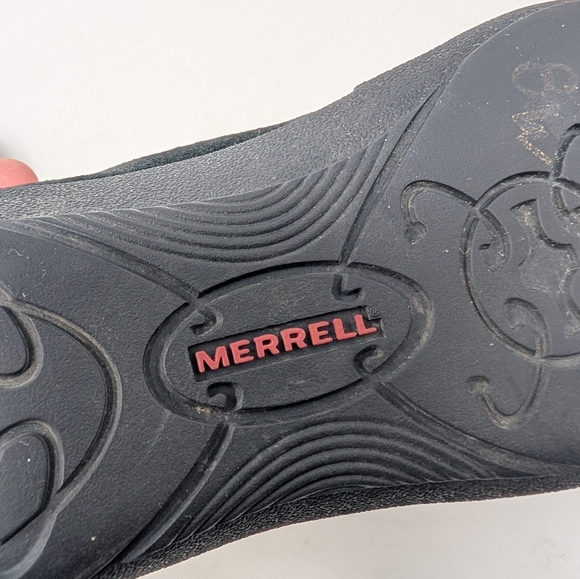 Merrrell Black Suede Ballet Flats Comfort Size 9 - Picture 6 of 8